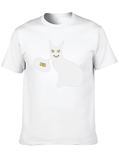 Funny Cat Graphic T-Shirt - Unisex Black Tee