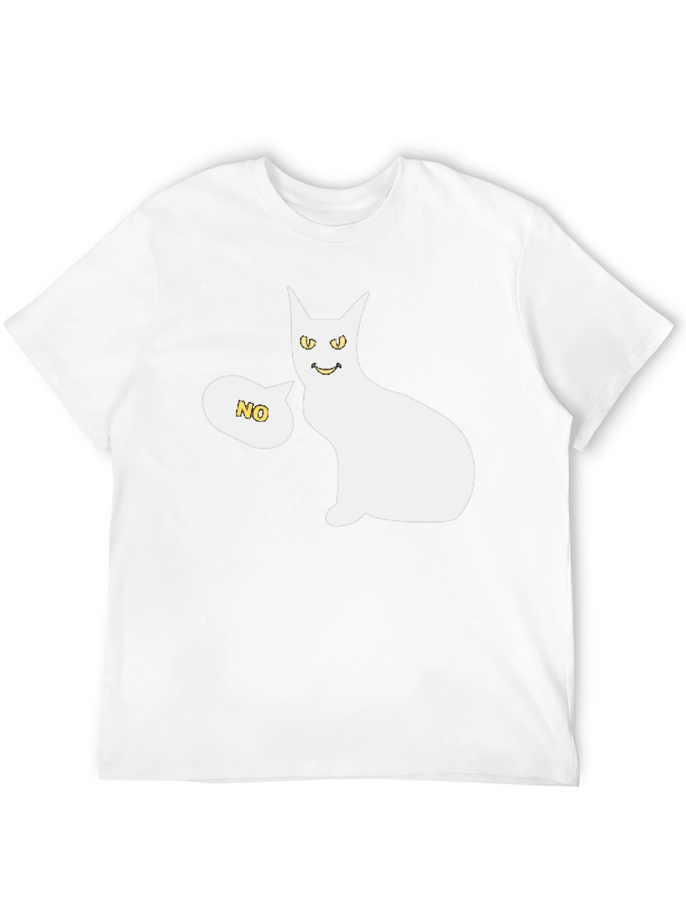 Funny Cat Graphic T-Shirt - Unisex Black Tee