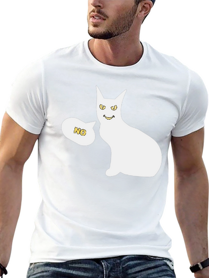 Funny Cat Graphic T-Shirt - Unisex Black Tee