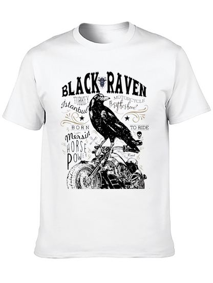 Black Raven Motorcycle T-Shirt - Turkey Istanbul