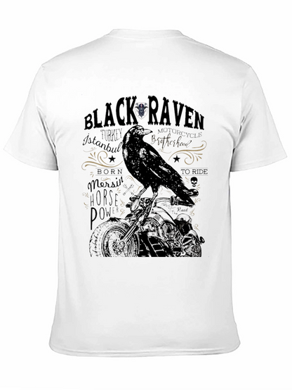Black Raven Motorcycle T-Shirt - Turkey Istanbul