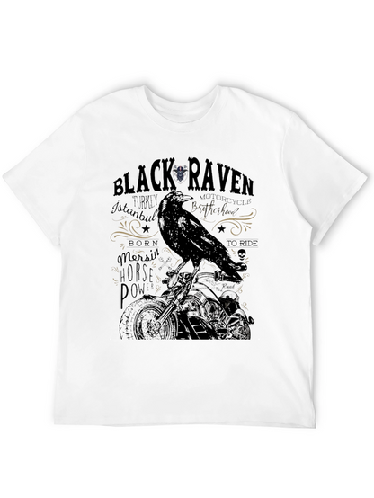 Black Raven Motorcycle T-Shirt - Turkey Istanbul