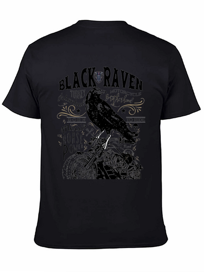 Black Raven Motorcycle T-Shirt - Turkey Istanbul