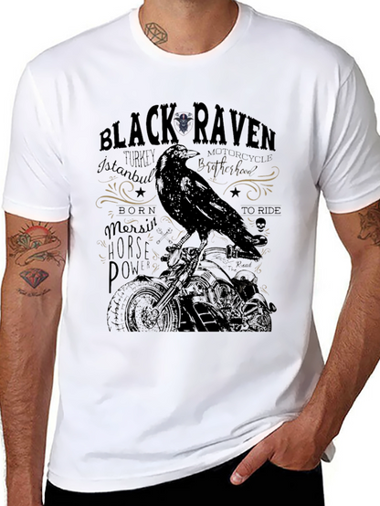 Black Raven Motorcycle T-Shirt - Turkey Istanbul