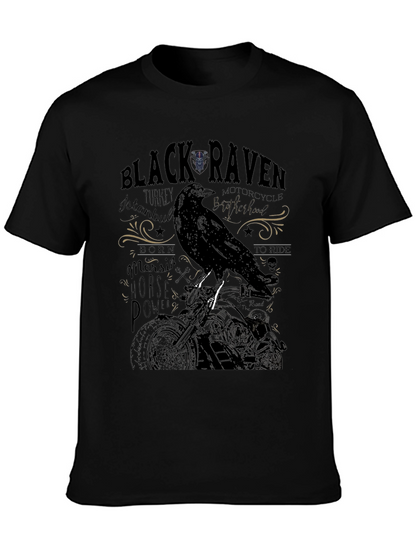 Black Raven Motorcycle T-Shirt - Turkey Istanbul