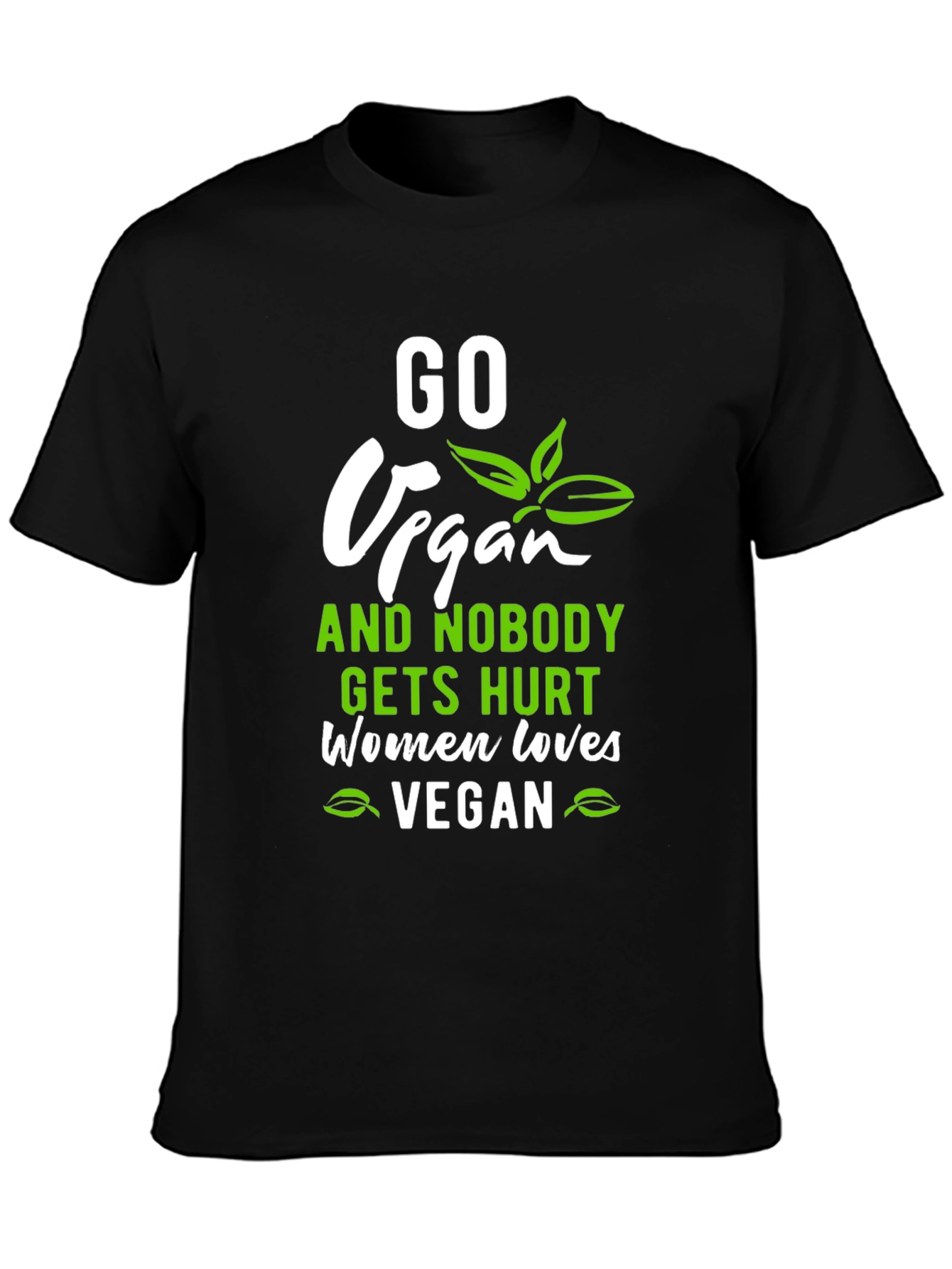 Go Vegan T-Shirt - Women Love Vegan Tee