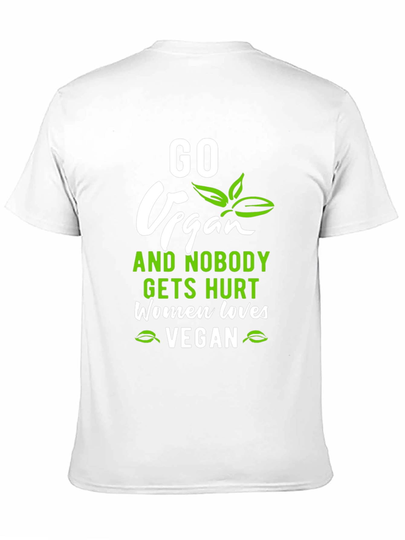 Go Vegan T-Shirt - Women Love Vegan Tee
