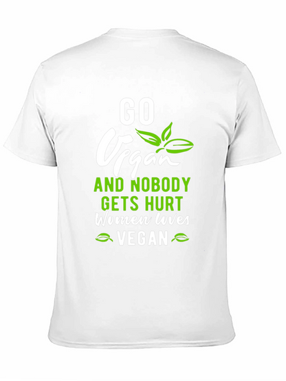 Go Vegan T-Shirt - Women Love Vegan Tee