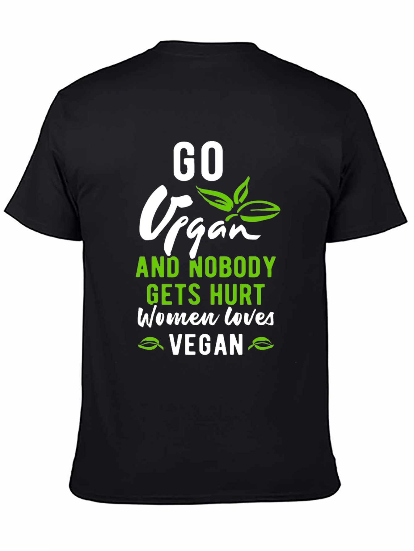Go Vegan T-Shirt - Women Love Vegan Tee