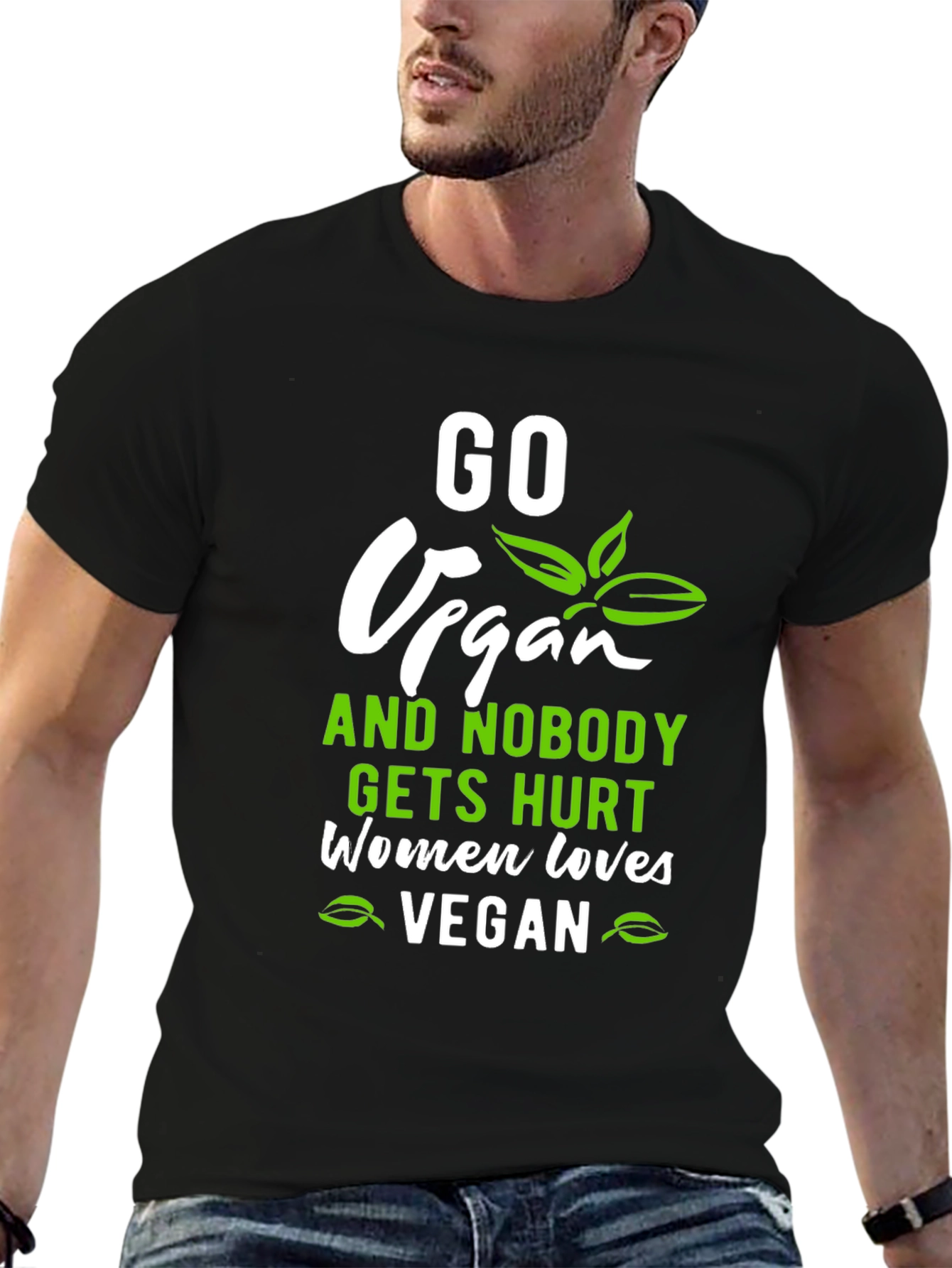 Go Vegan T-Shirt - Women Love Vegan Tee
