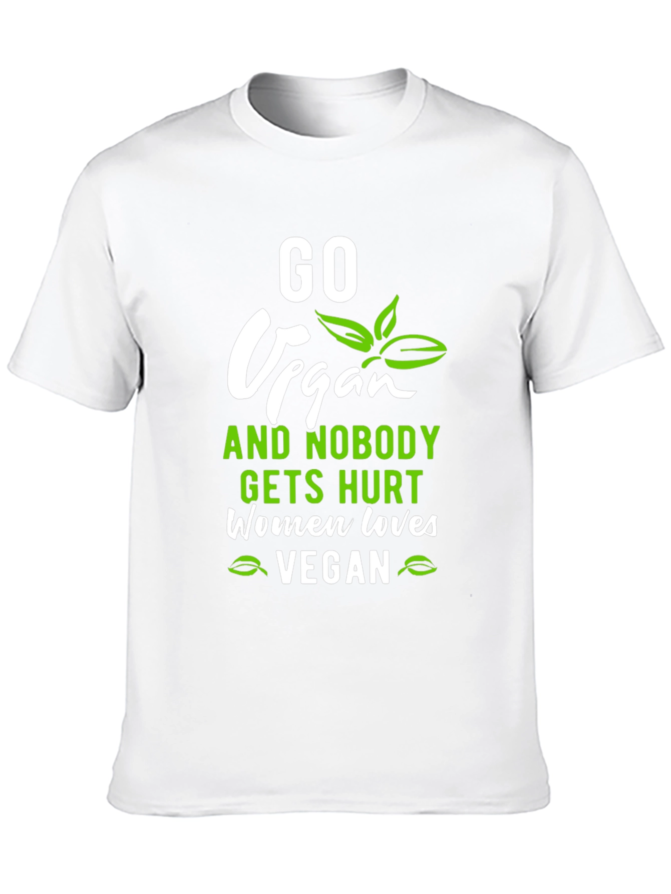 Go Vegan T-Shirt - Women Love Vegan Tee