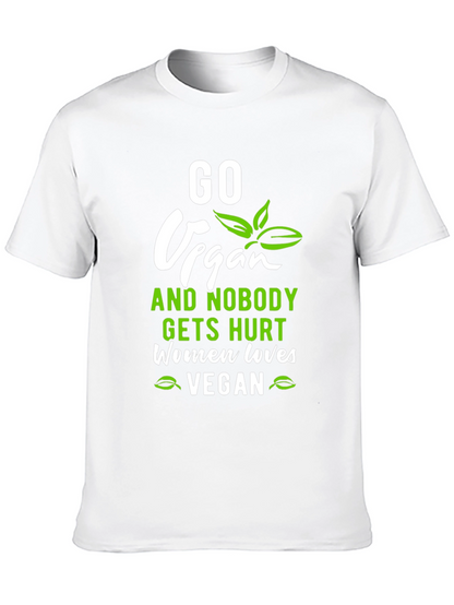 Go Vegan T-Shirt - Women Love Vegan Tee