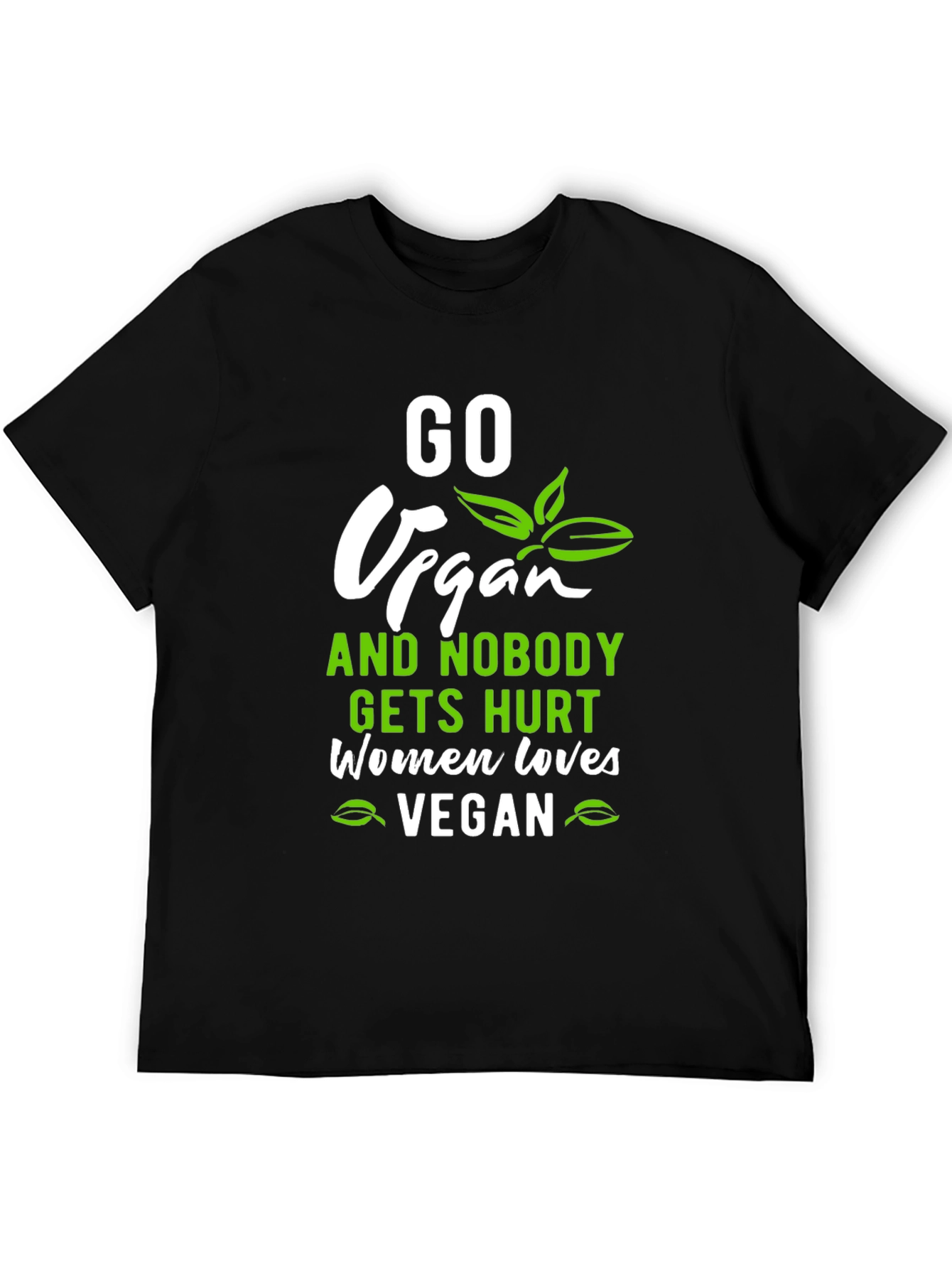 Go Vegan T-Shirt - Women Love Vegan Tee