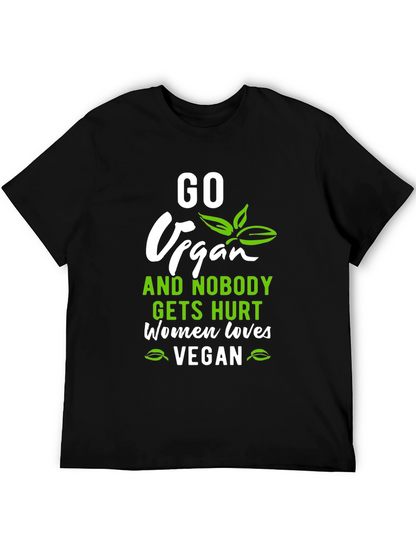 Go Vegan T-Shirt - Women Love Vegan Tee