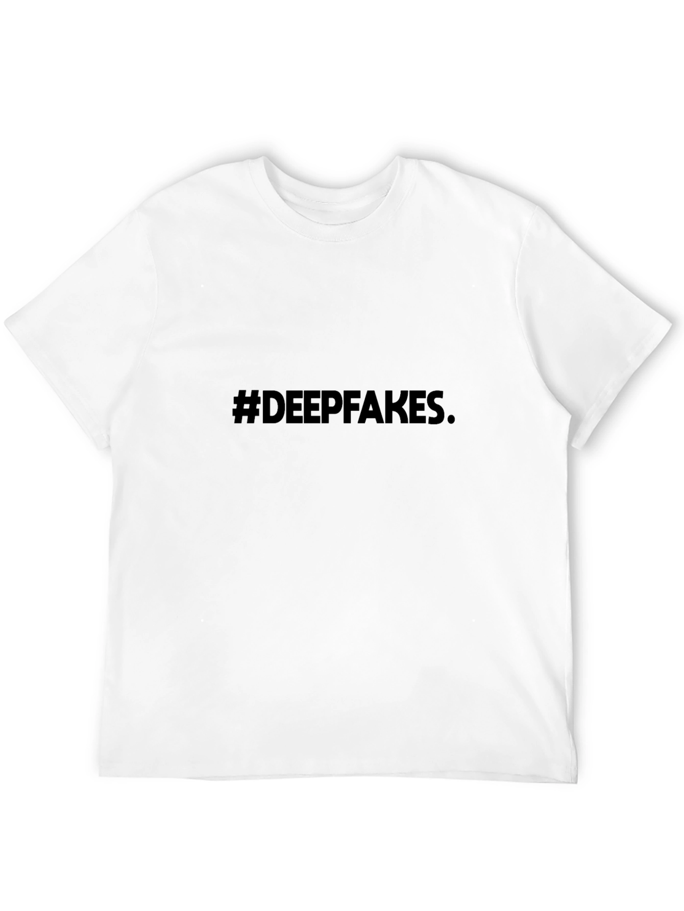 Deepfakes Graphic Tee - Mens Black T-Shirt
