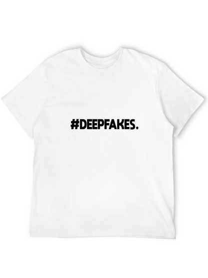 Deepfakes Graphic Tee - Mens Black T-Shirt