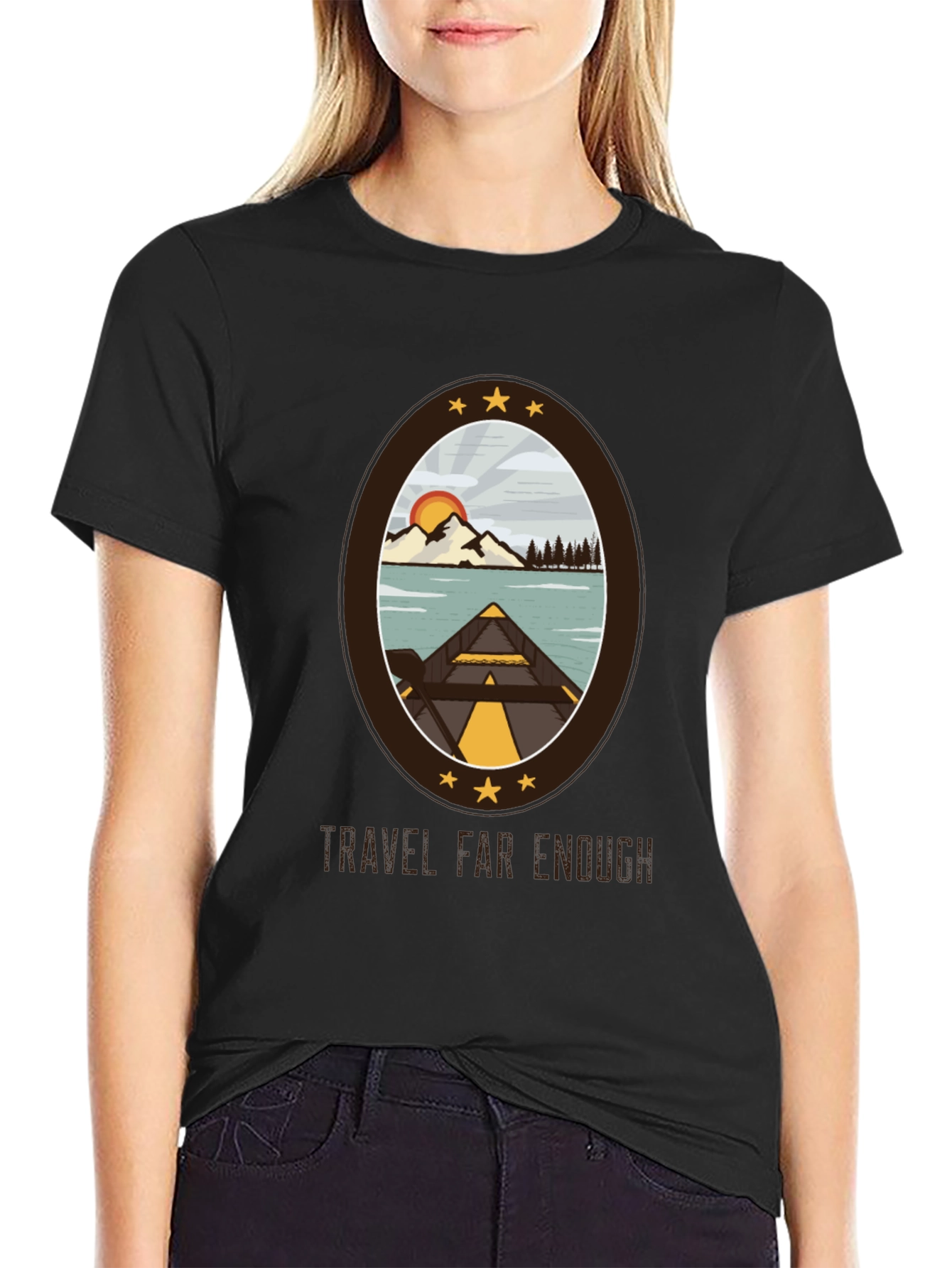Adventure Awaits Graphic Tee - Travel Far Enough