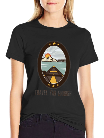 Adventure Awaits Graphic Tee - Travel Far Enough