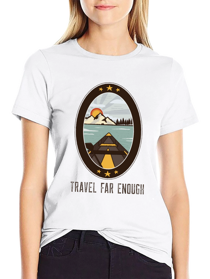 Adventure Awaits Graphic Tee - Travel Far Enough