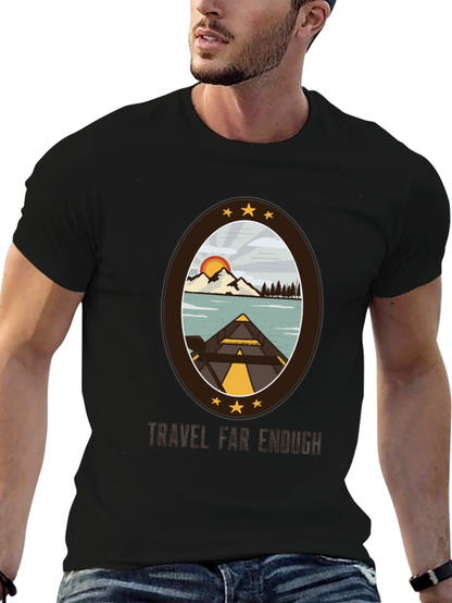 Adventure Awaits Graphic Tee - Travel Far Enough