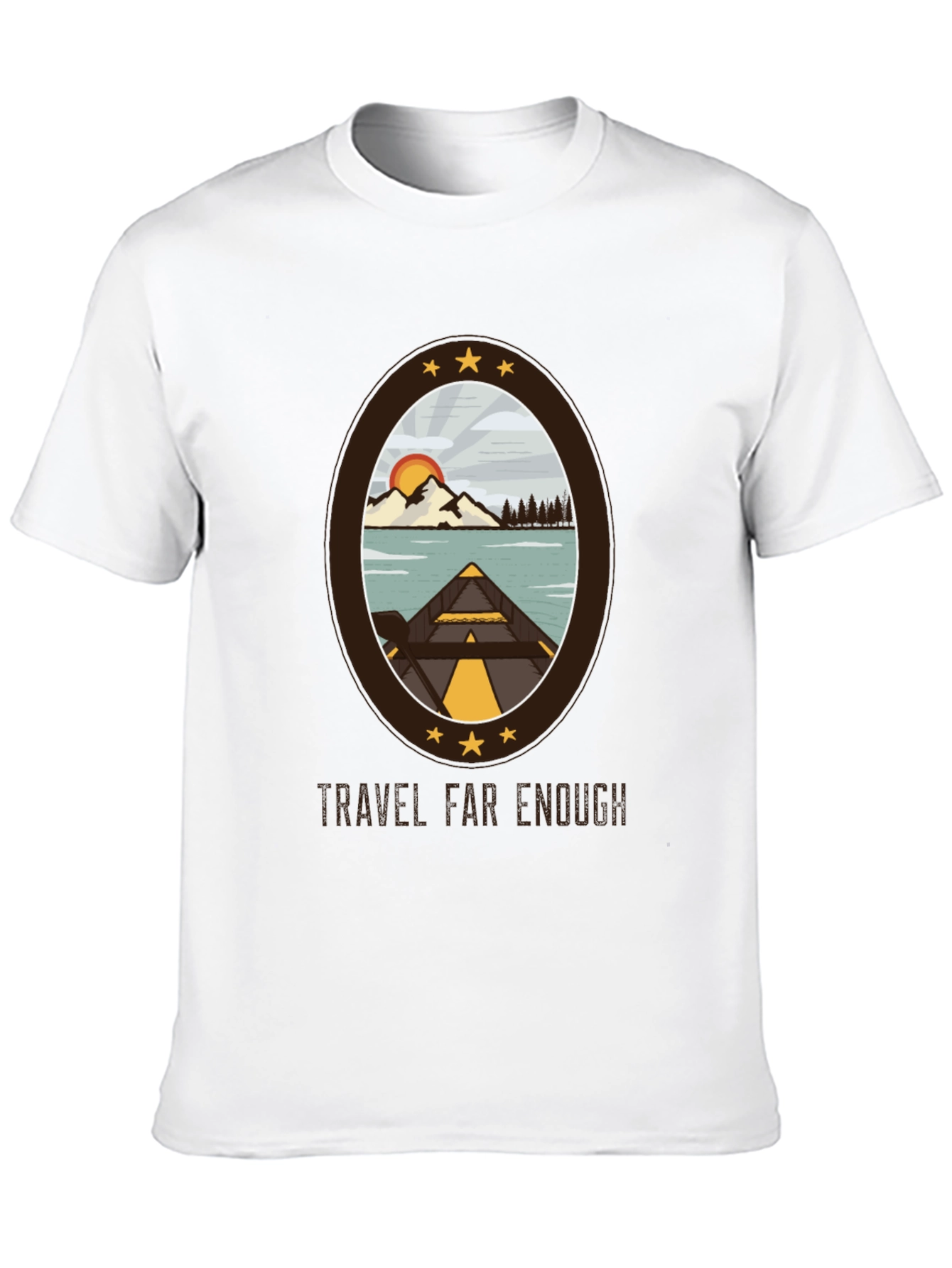 Adventure Awaits Graphic Tee - Travel Far Enough