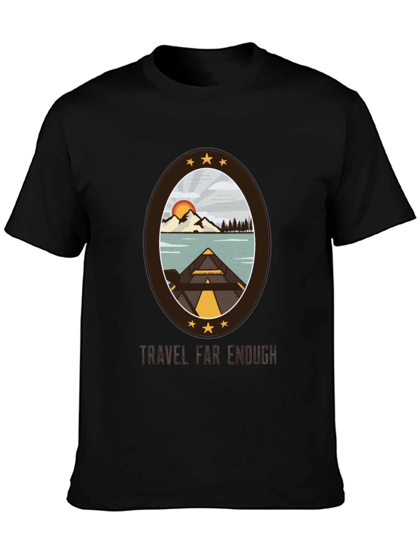 Adventure Awaits Graphic Tee - Travel Far Enough