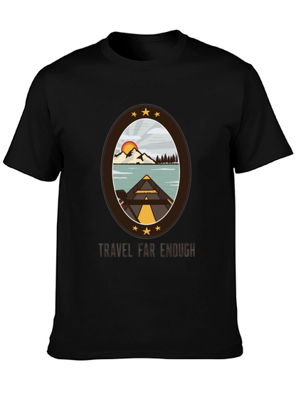 Adventure Awaits Graphic Tee - Travel Far Enough