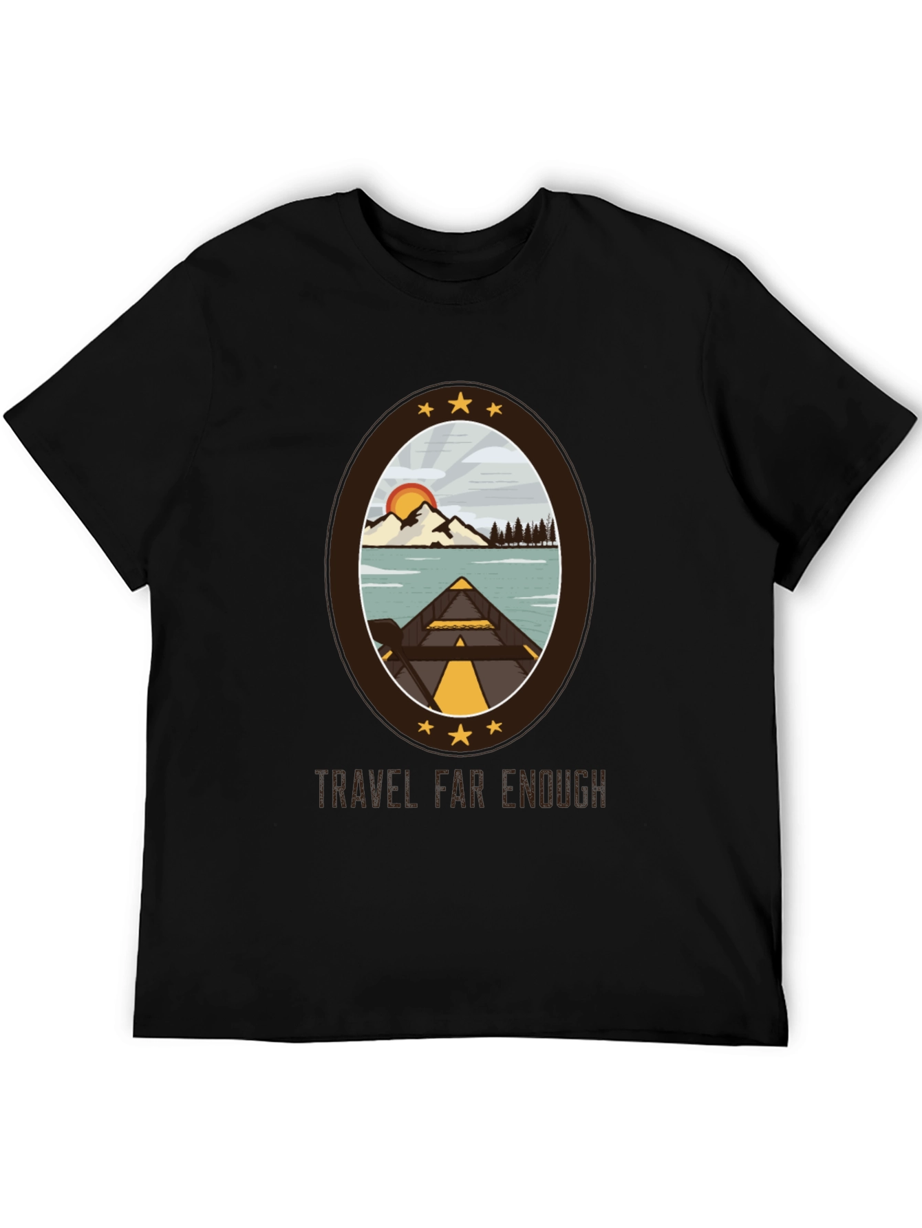Adventure Awaits Graphic Tee - Travel Far Enough
