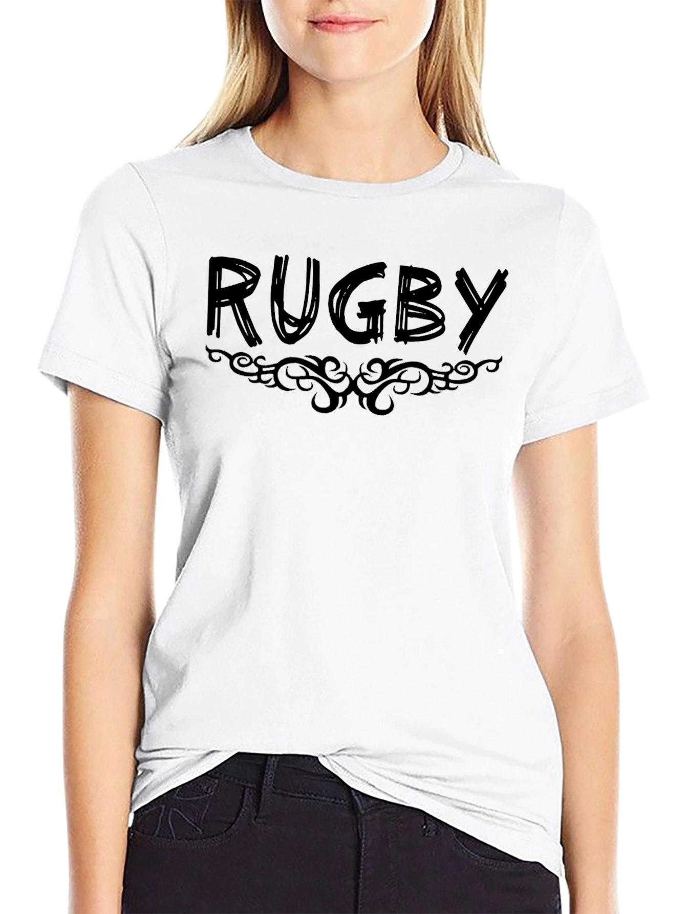 Rugby Graphic Tee - Stylish Sportswear