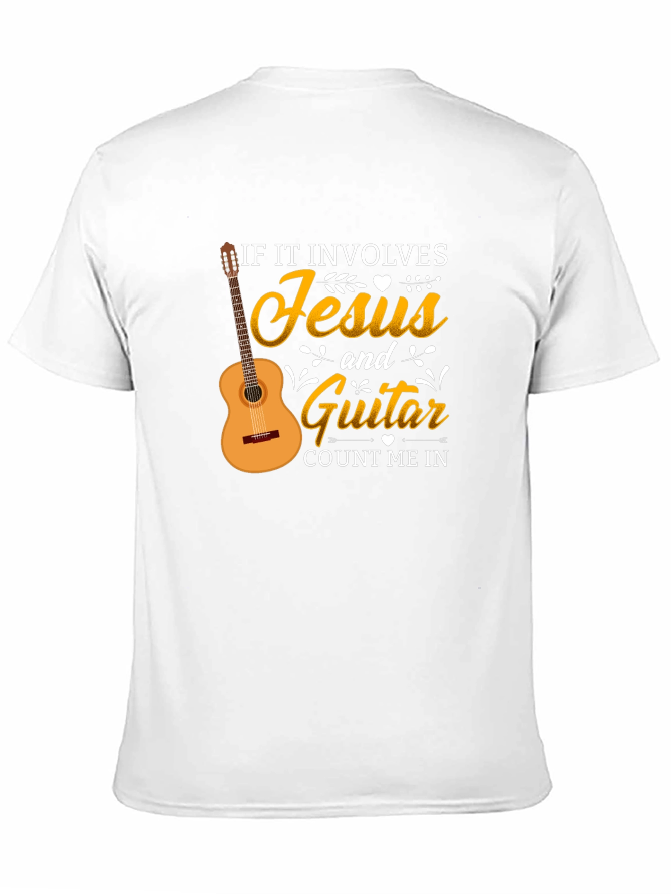 Jesus and Guitar T-Shirt - Christian Music Lover Tee