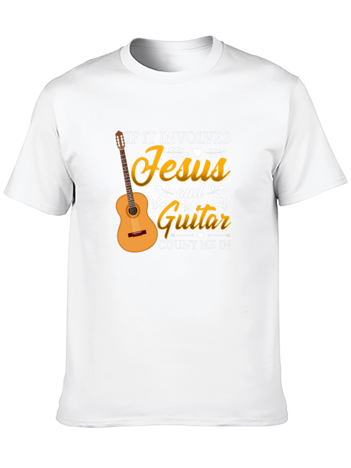 Jesus and Guitar T-Shirt - Christian Music Lover Tee
