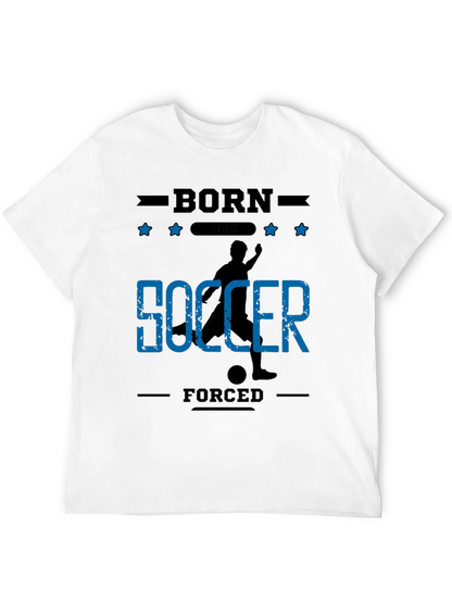 Born for Soccer Black Graphic T-Shirt