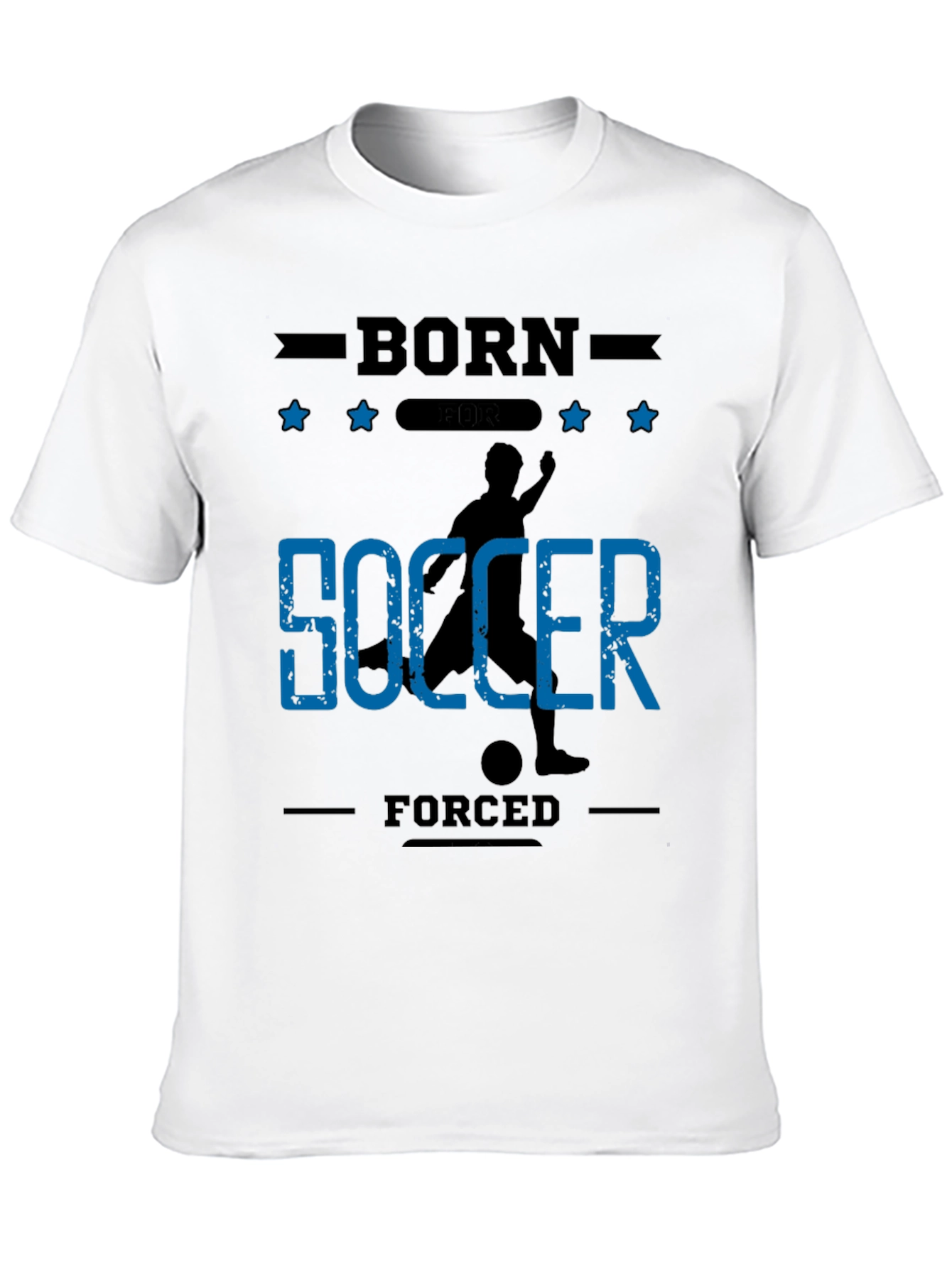 Born for Soccer Black Graphic T-Shirt