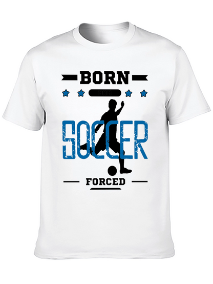 Born for Soccer Black Graphic T-Shirt