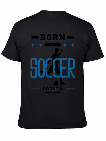 Born for Soccer Black Graphic T-Shirt