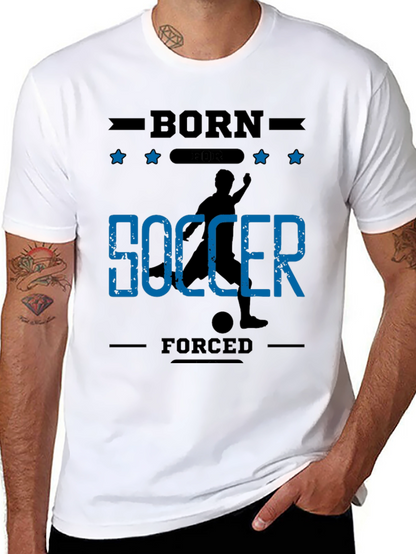 Born for Soccer Black Graphic T-Shirt