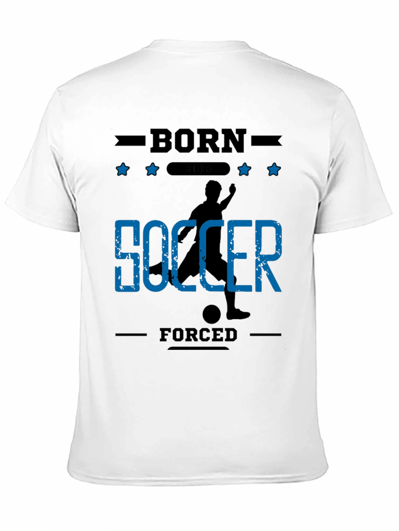 Born for Soccer Black Graphic T-Shirt