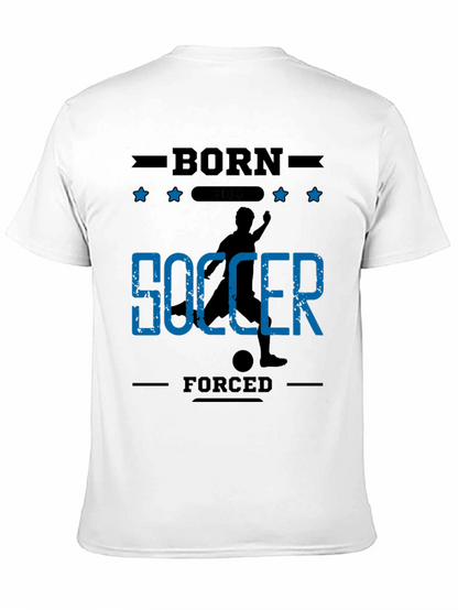 Born for Soccer Black Graphic T-Shirt
