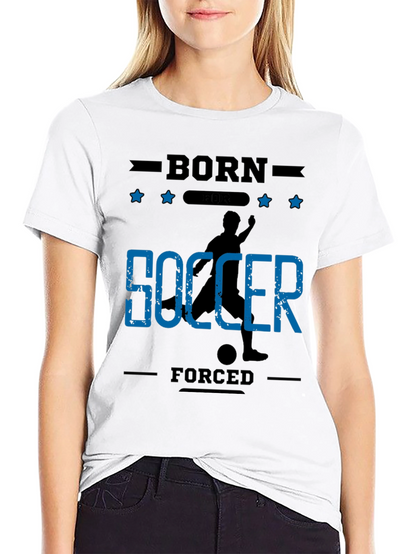 Born for Soccer Black Graphic T-Shirt