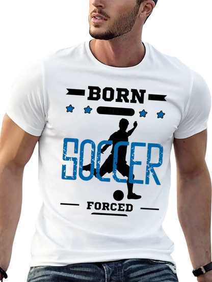 Born for Soccer Black Graphic T-Shirt