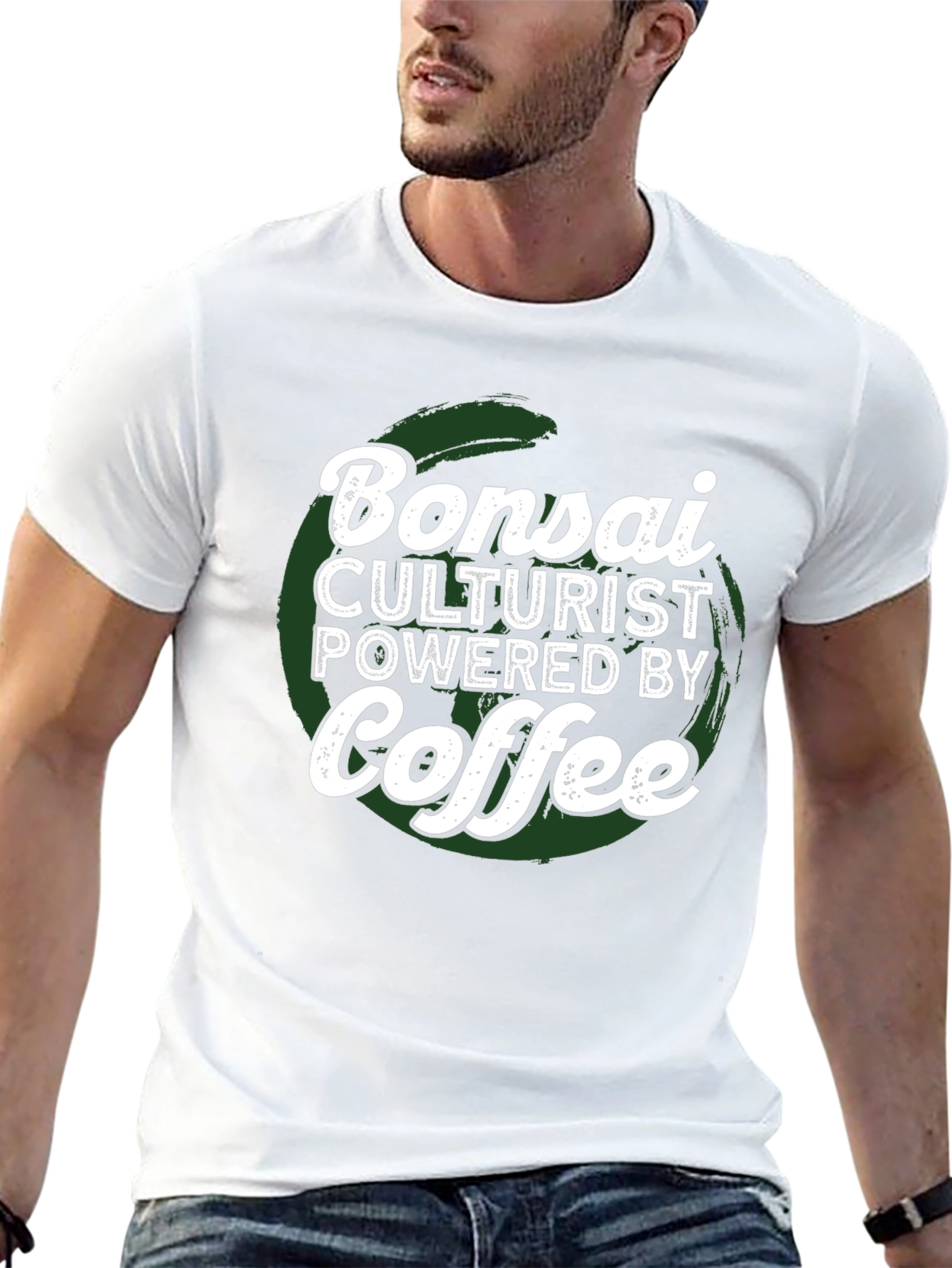 Bonsai Culturist Coffee Lover Graphic T-Shirt