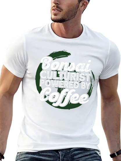 Bonsai Culturist Coffee Lover Graphic T-Shirt