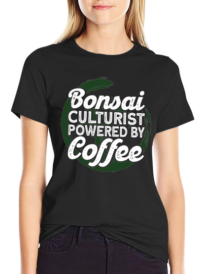 Bonsai Culturist Coffee Lover Graphic T-Shirt