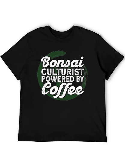 Bonsai Culturist Coffee Lover Graphic T-Shirt