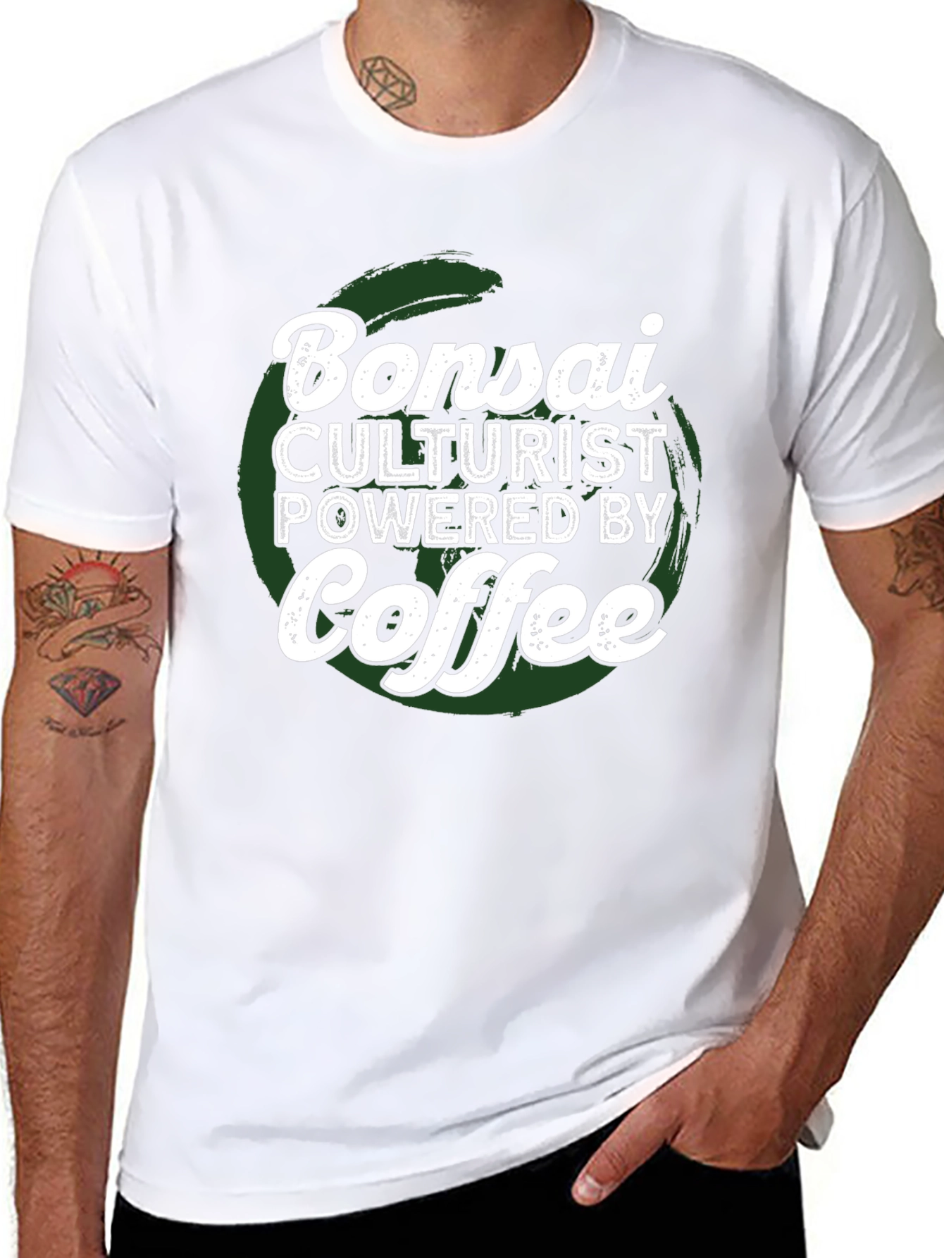 Bonsai Culturist Coffee Lover Graphic T-Shirt