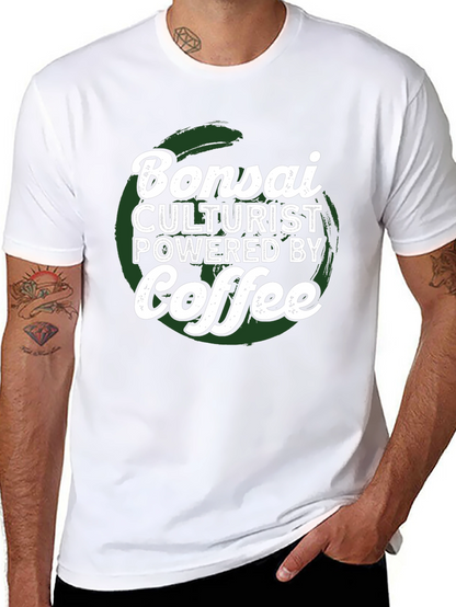 Bonsai Culturist Coffee Lover Graphic T-Shirt