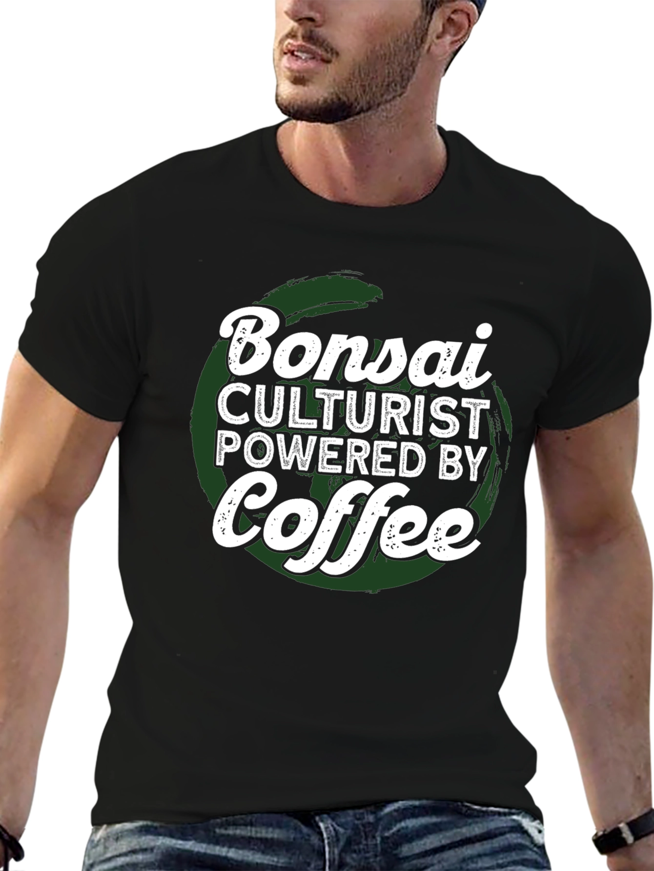 Bonsai Culturist Coffee Lover Graphic T-Shirt