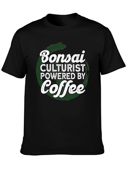 Bonsai Culturist Coffee Lover Graphic T-Shirt