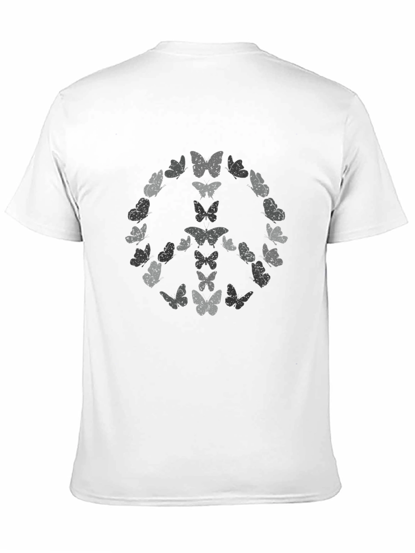 Butterfly Peace Sign Graphic Tee