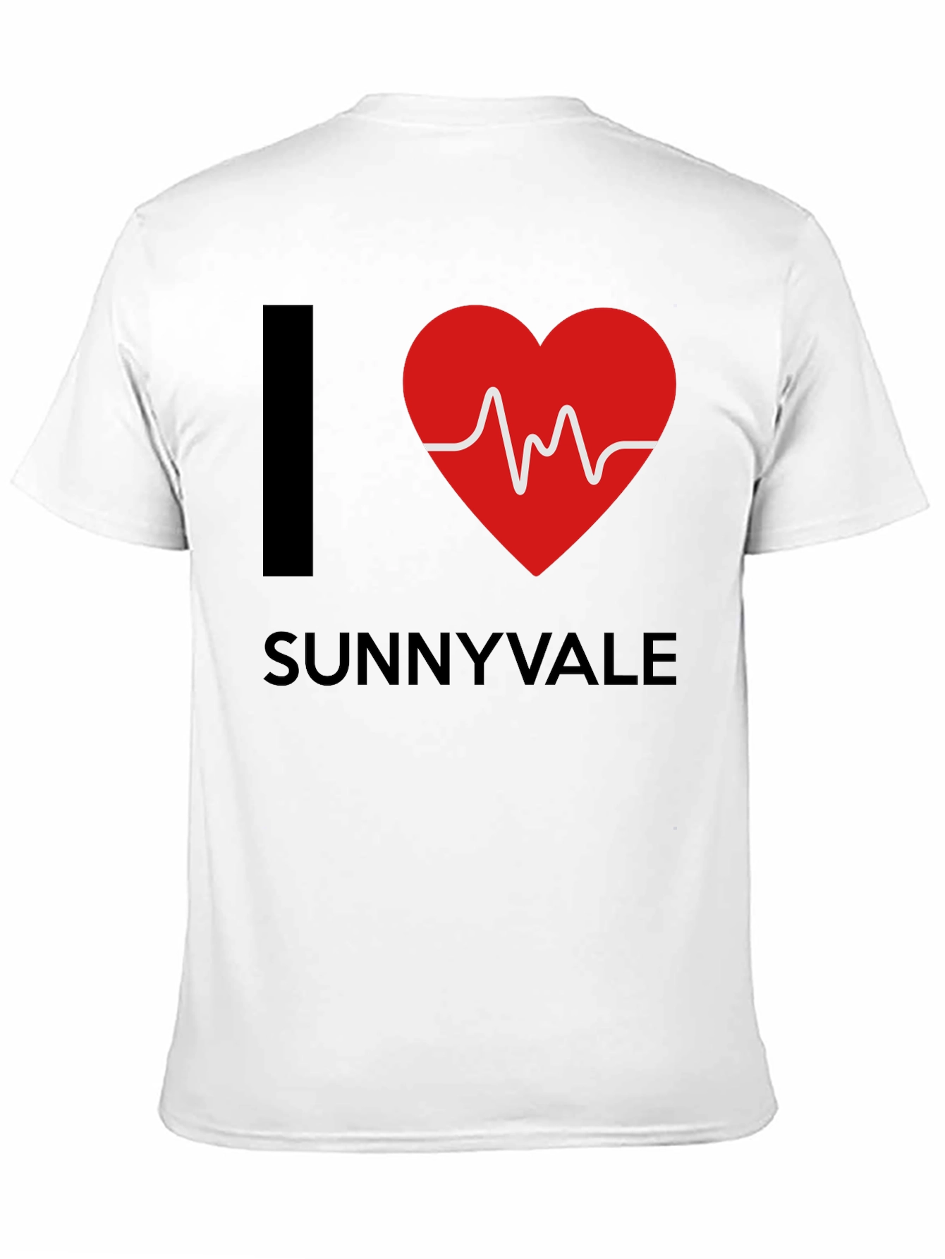 I Heart Sunnyvale Graphic T-Shirt - Trendy Casual Tee